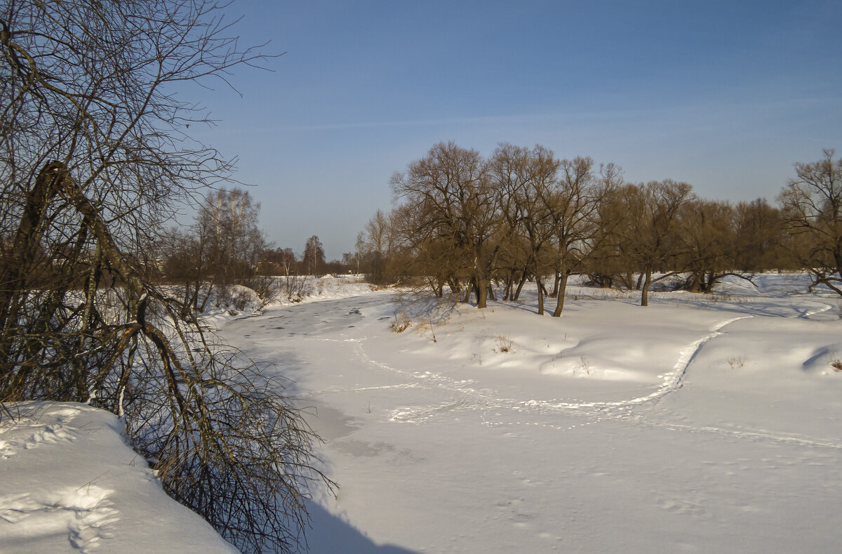 Февраль на реке Киржач - Сергей Цветков