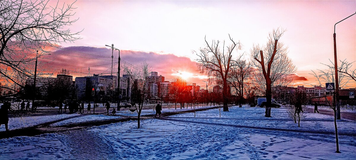 Закат в городе - Владимир 