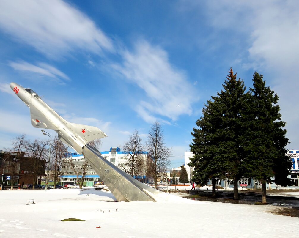 Памятник в городе - Андрей Снегерёв