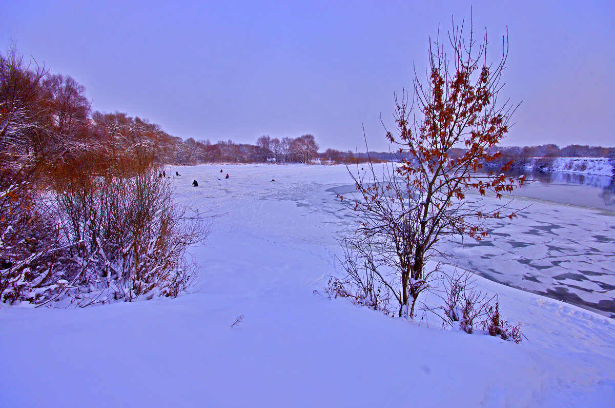 Зимний пейзаж на Заводи - Евгений 