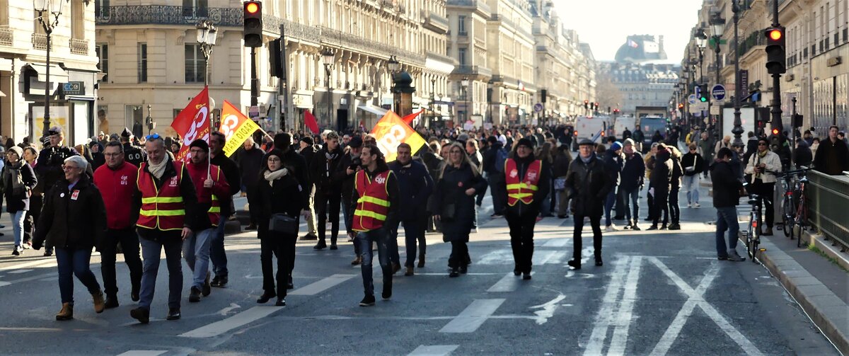 Протесты в Париже - Владимир Манкер