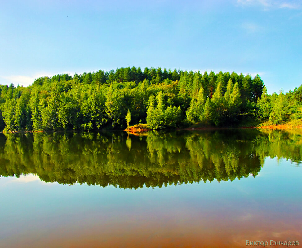 озеро,отражение,Бокситогорск - Laryan1 