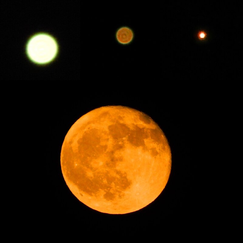 Луна и Венера (сегодня в 22:30) - Alisa Koteva 