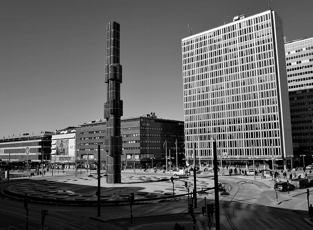 На площади Стокгольм Швеция - wea *