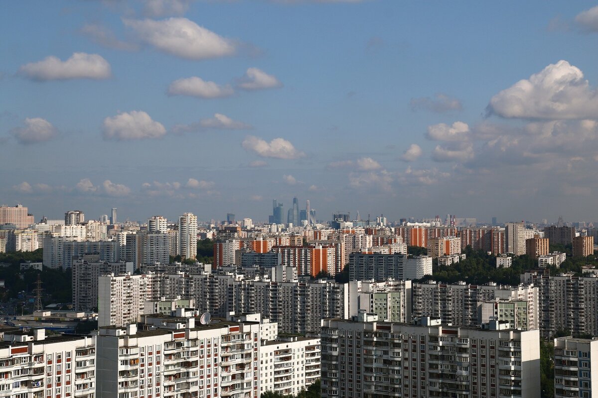 Москва, вид из Чертаново Южное - Лютый Дровосек