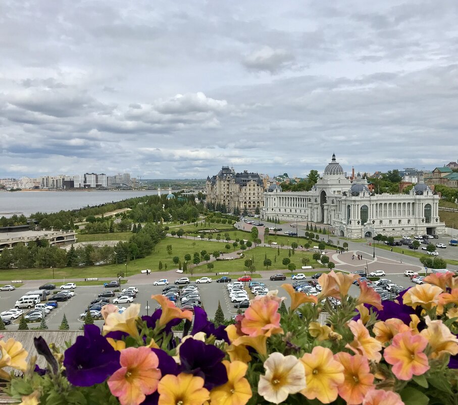 Вид на город со смотровой площадки Казанского кремля - Татьяна 