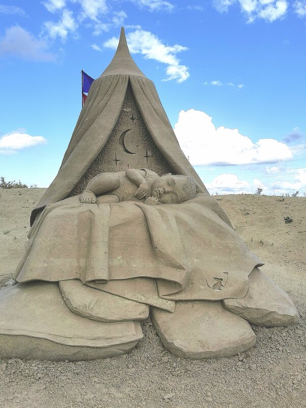 Песчаные скульптуры в Елгаве - Teresa Valaine
