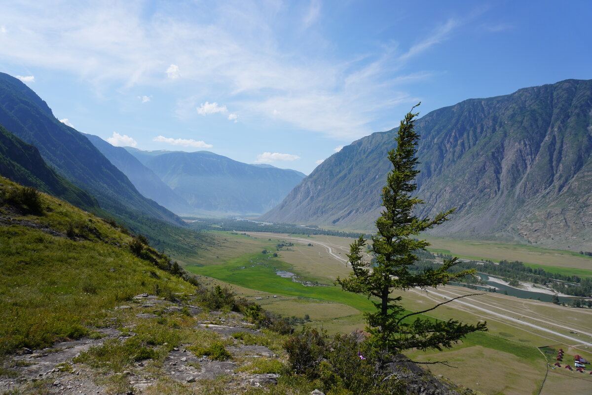 Вид на долину Чулышман, Алтай - Юлия 