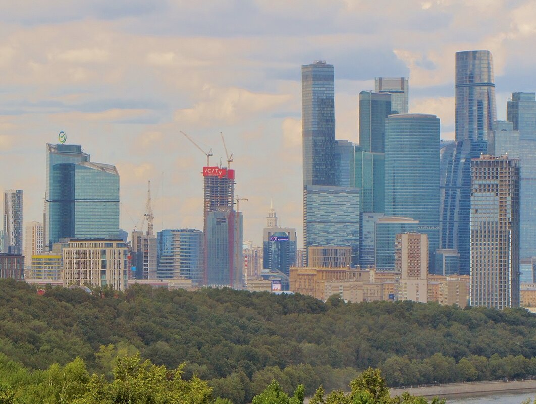 ..панорама Москва-Сити с Воробьёвых гор... - galalog galalog
