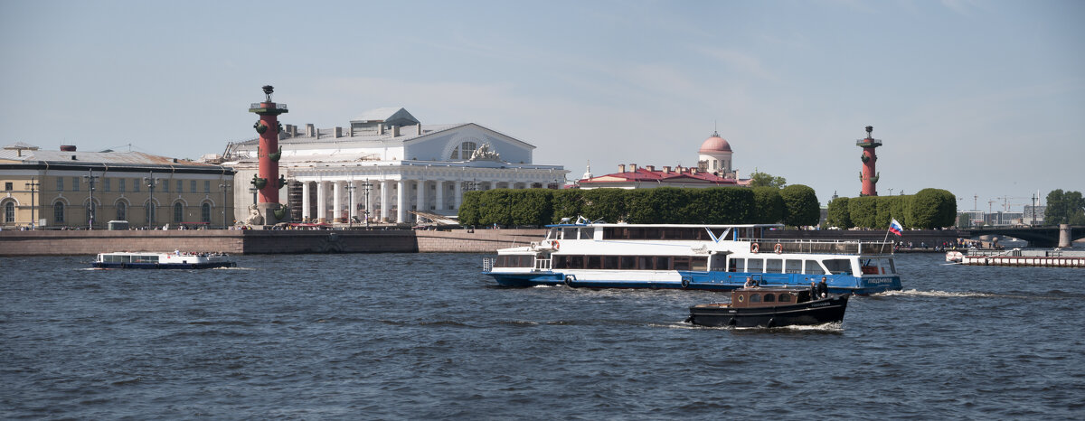 Нева, Санкт-Петербург, теплоход, навигация. - Михаил Колесов