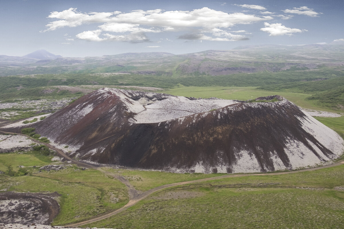 Потухший вулкан Граброк Исландия - Александр Липовецкий