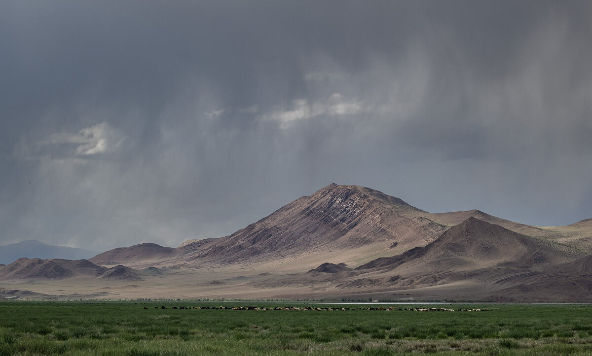 Монголия. Дождь над горами - Galina 