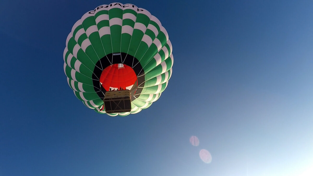 воздушный шар глазами парашютиста, высота 1600+ м, - Владимир Зеленцов