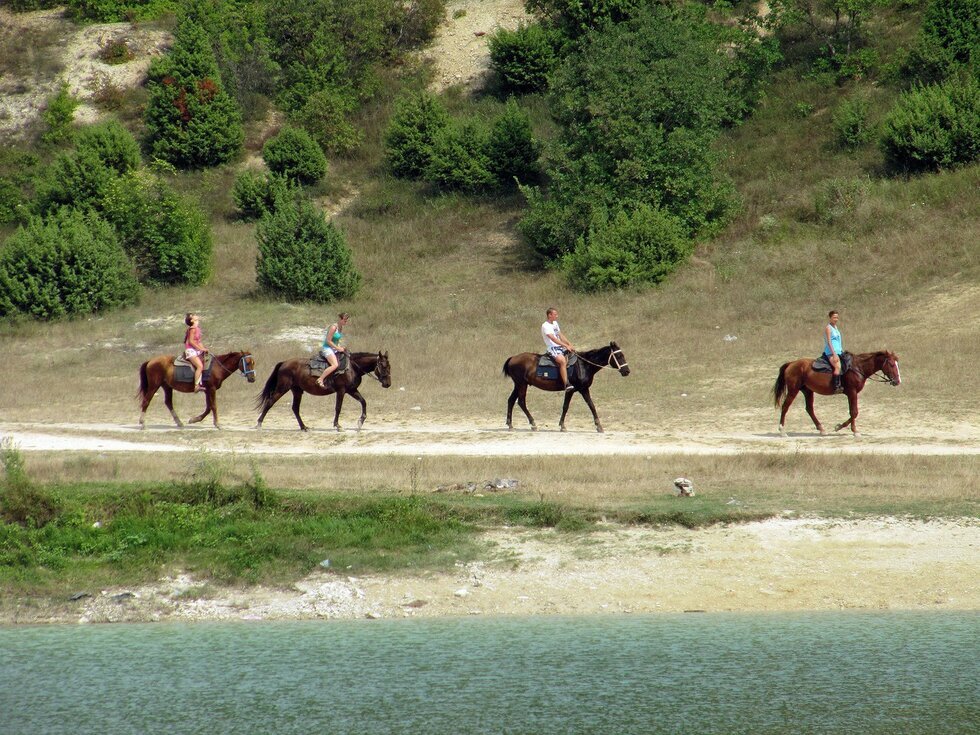 Прогулка на лошадях - Вера Щукина