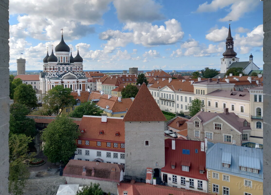 Старый Таллин со смотровой площадки Нигулисте - veera v