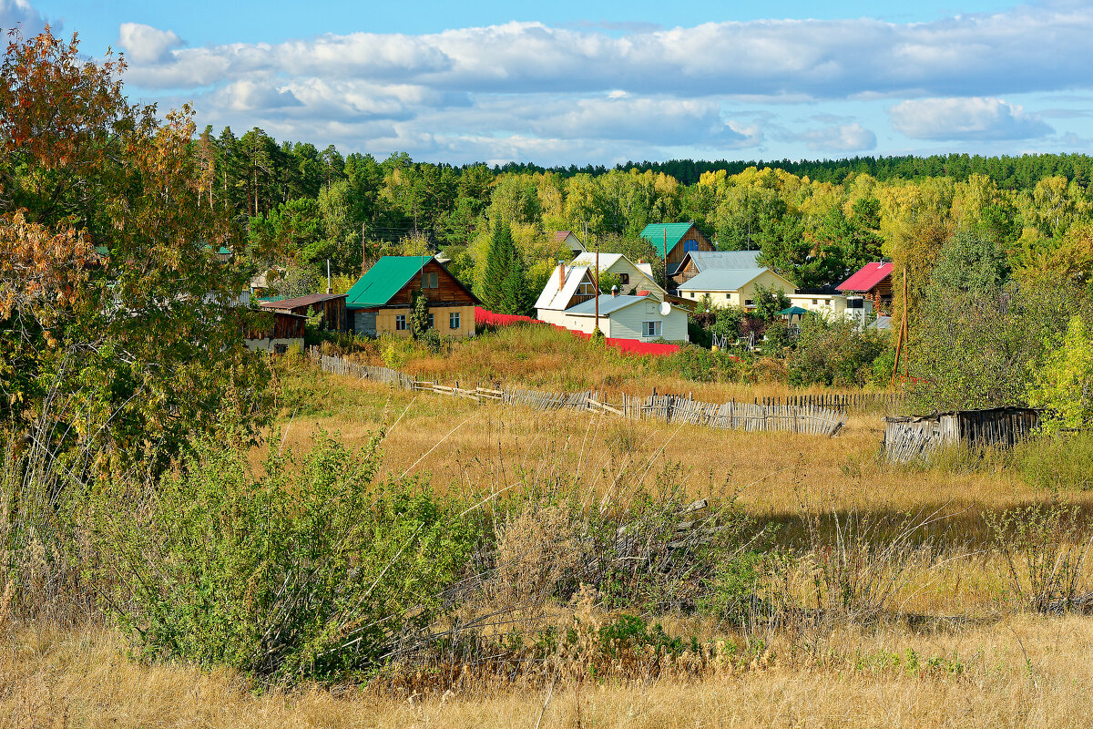 Сибирская глубинка. Домики в деревне - Дмитрий Конев