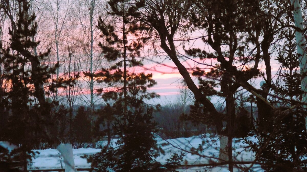 зимний закат - Валентина 