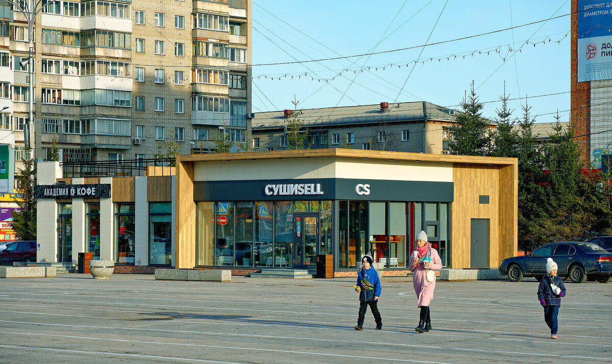 Городские зарисовки. Город Бердск :: Дмитрий Конев – Социальная сеть ФотоКто