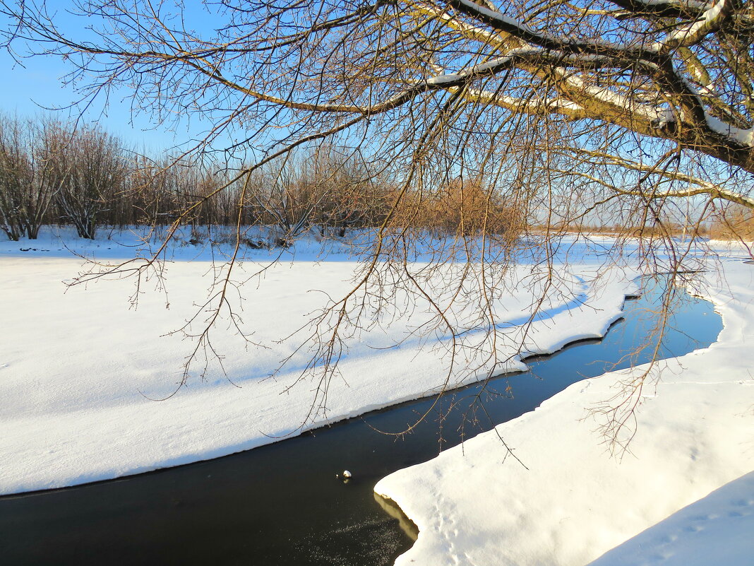 Незамёрзший участок реки - Андрей Снегерёв