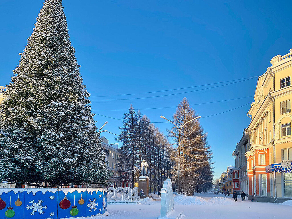 Городская ёлка на площади - Алевтина 