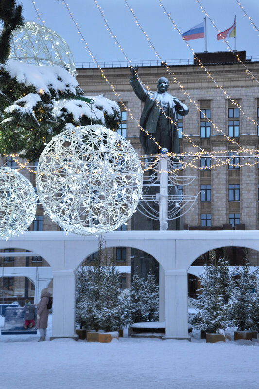 Прощание с новогодней ёлкой на площади Ленина - Татьяна 