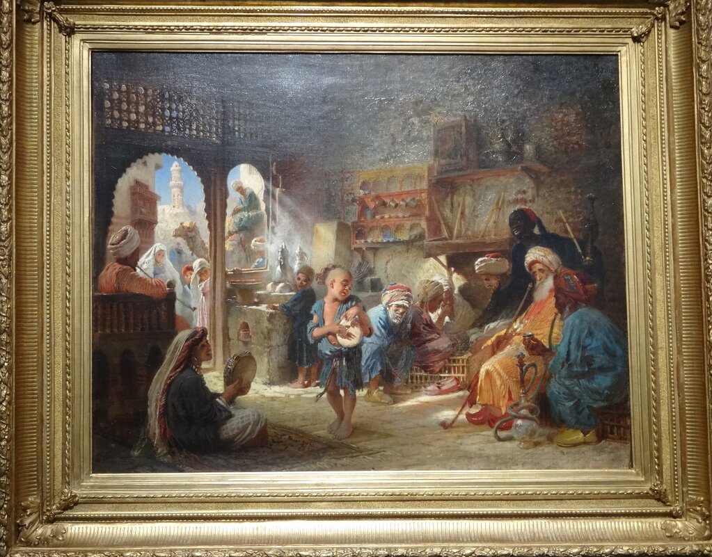 В Каирский кофейне (1872 г.). Константин Маковский - Лидия Бусурина