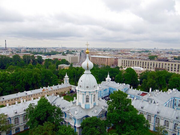 Снимок с колокольни Смольного собора - Вера Щукина