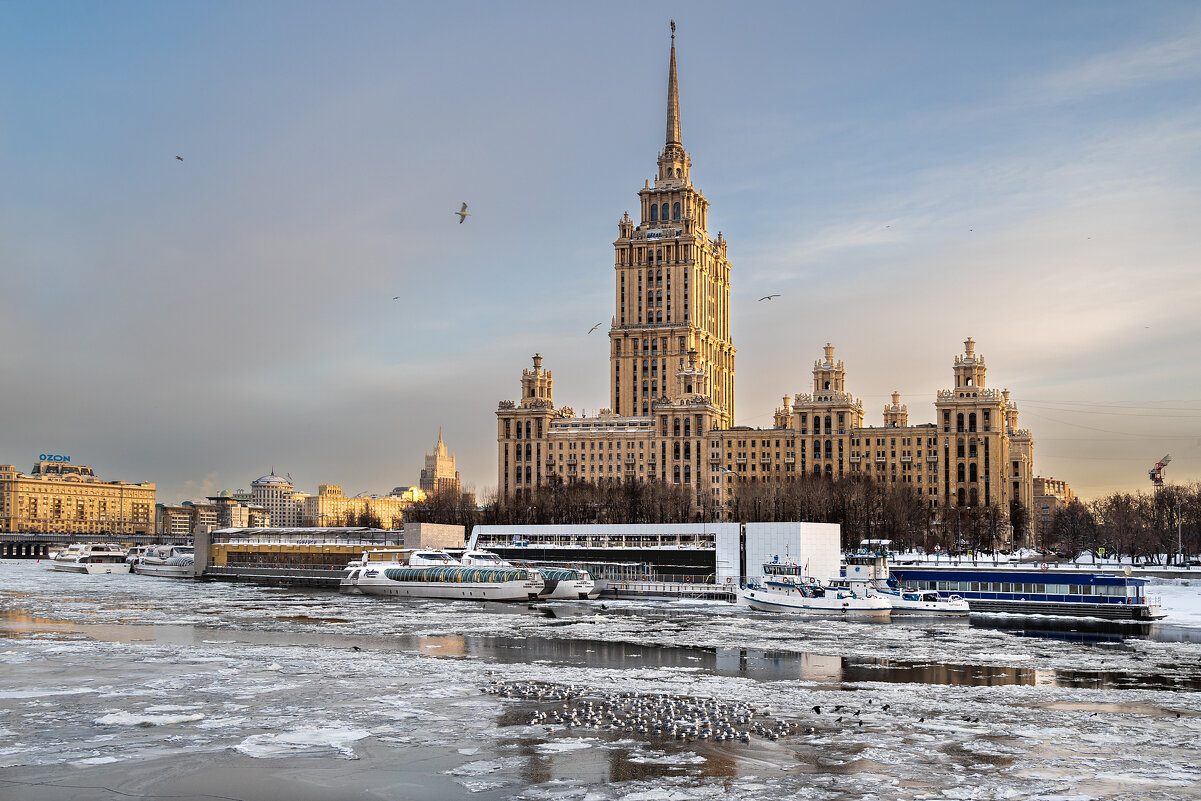 Москва-река в феврале - Александр Орлов