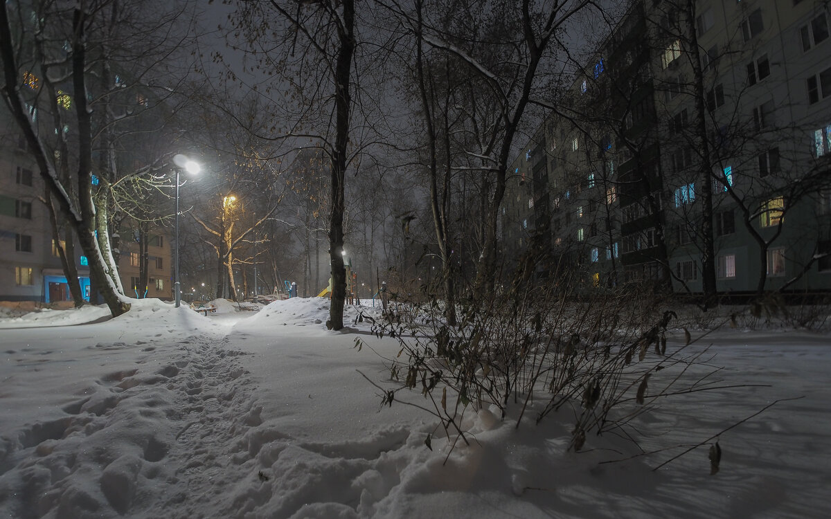 Зимний Вечер в Городе - юрий поляков