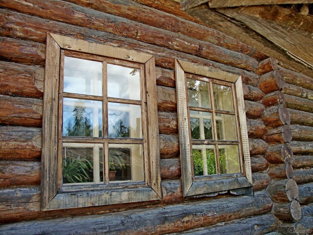 Окна деревянного дома - Raduzka (Надежда Веркина)