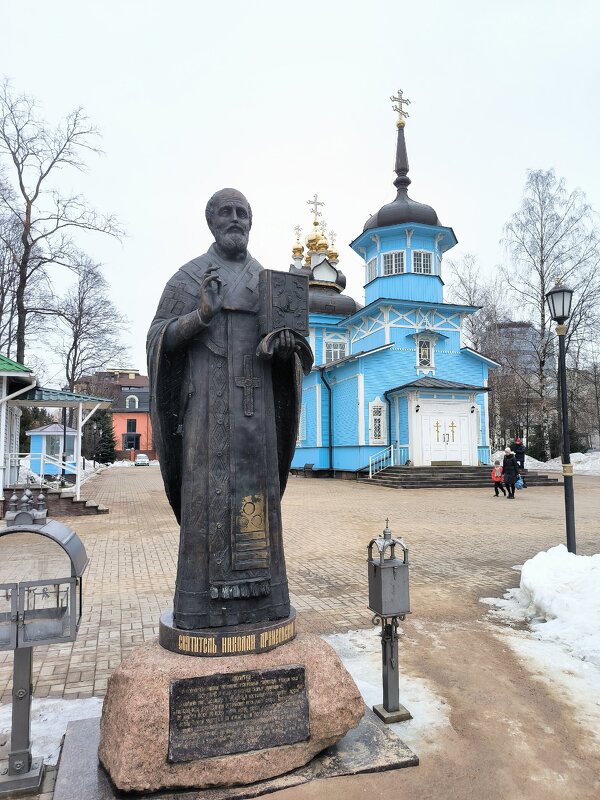 Скульптура Николая Чудотворца в Коломягах. - Ольга 