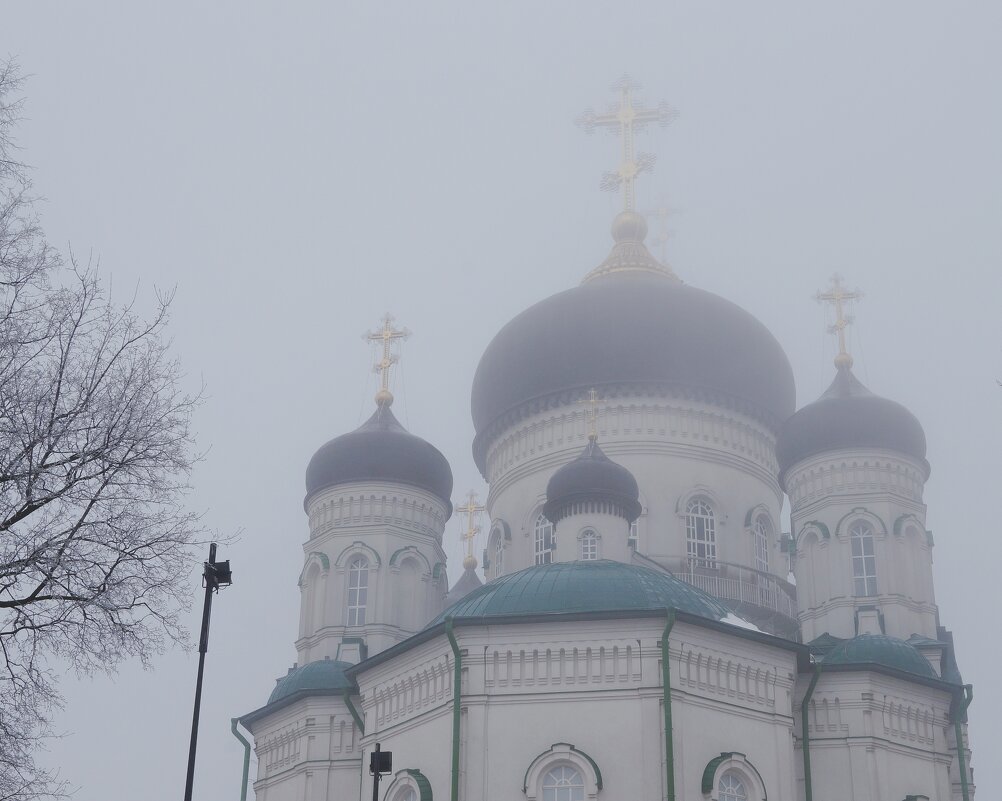 Зимний туман. Купола - София 