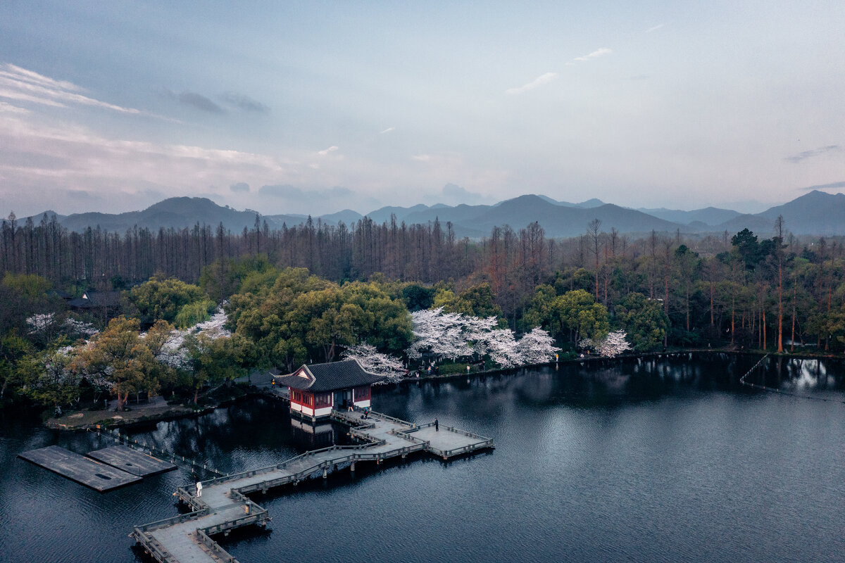 Панорама озера Сиху в Ханчжоу - Дмитрий 