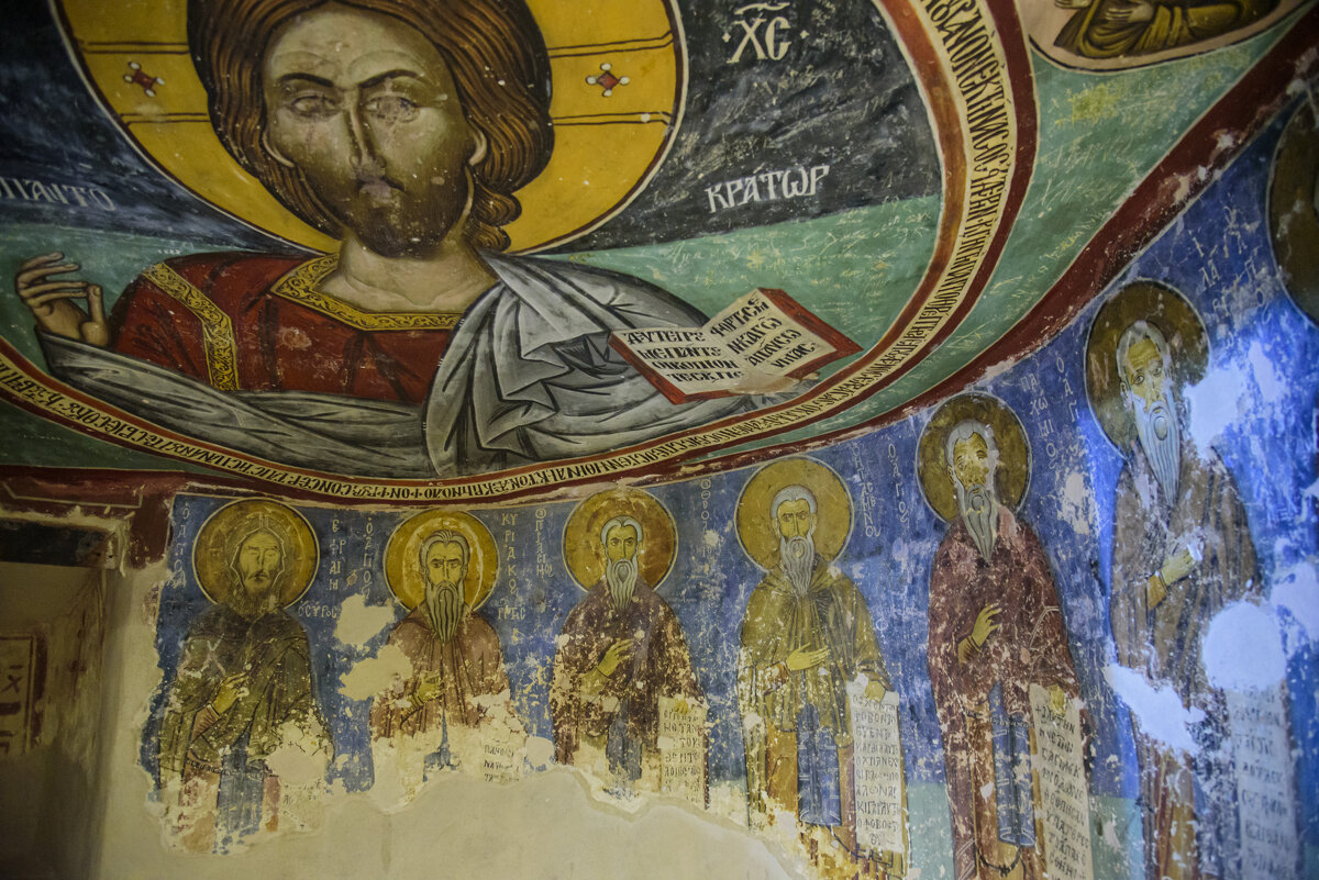 фрески монастыря святого Неофита - Осень 