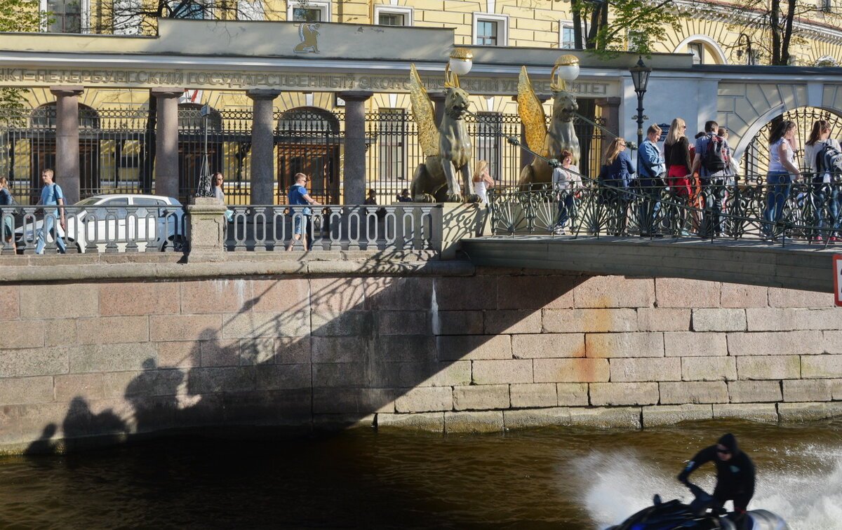 Знаменитые петербургские грифоны. Банковский мост на канале Грибоедова - Анастасия Смирнова
