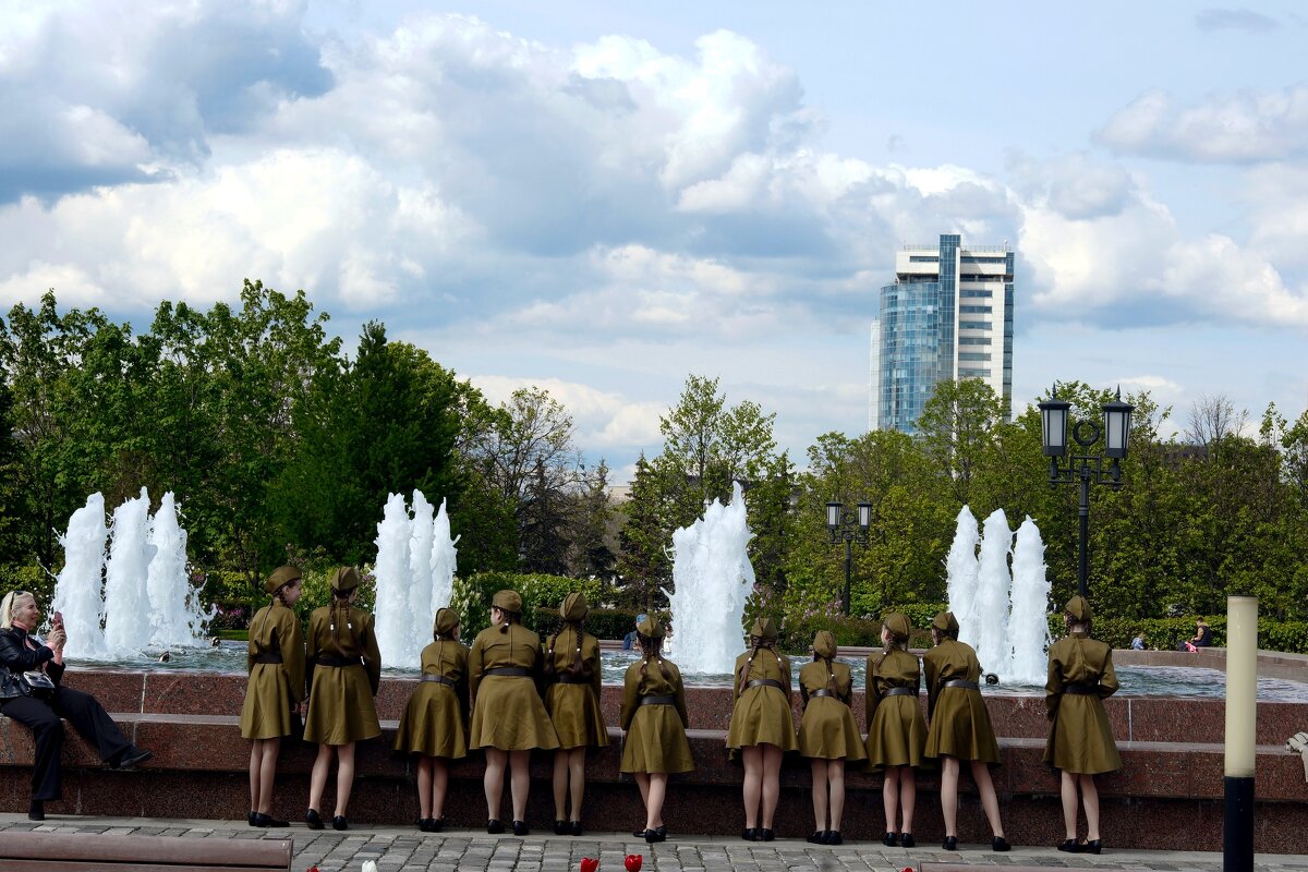 В парке Победы - Лютый Дровосек