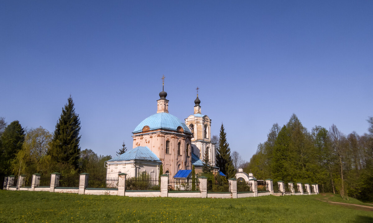 Храм в Новоспасском,Тихвинская церковь (Спасо-Преображенская церковь) - Сергей Цветков