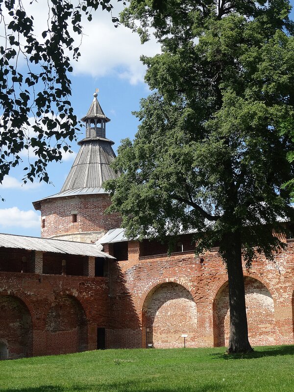 Зарайский Кремль. Наугольная Караульная башня - Лидия Бусурина