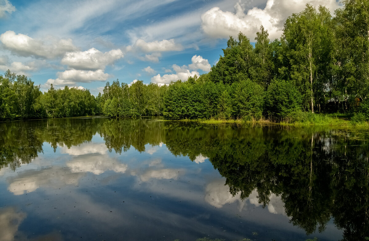 В воду смотрятся облака. 2 - Андрей Дворников