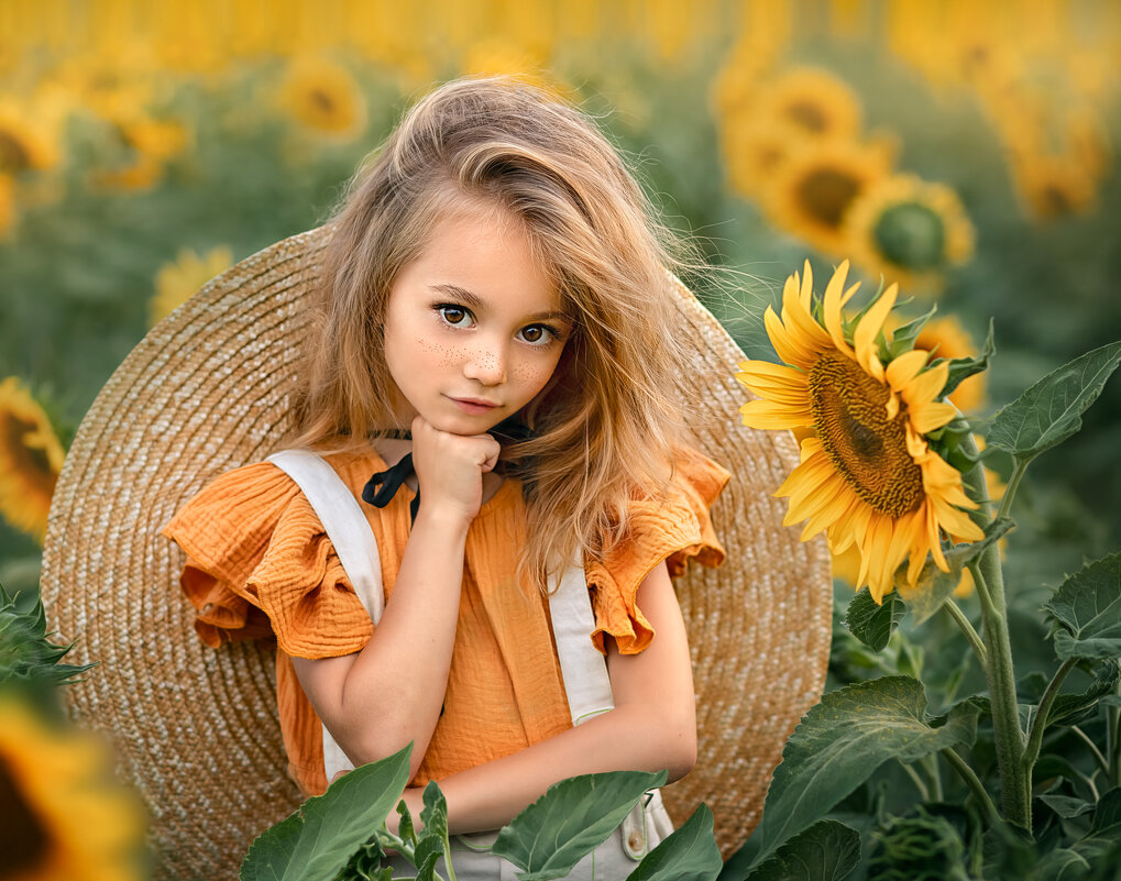 традиционно фотосессия в подсолнухах))) - Алина Ауман