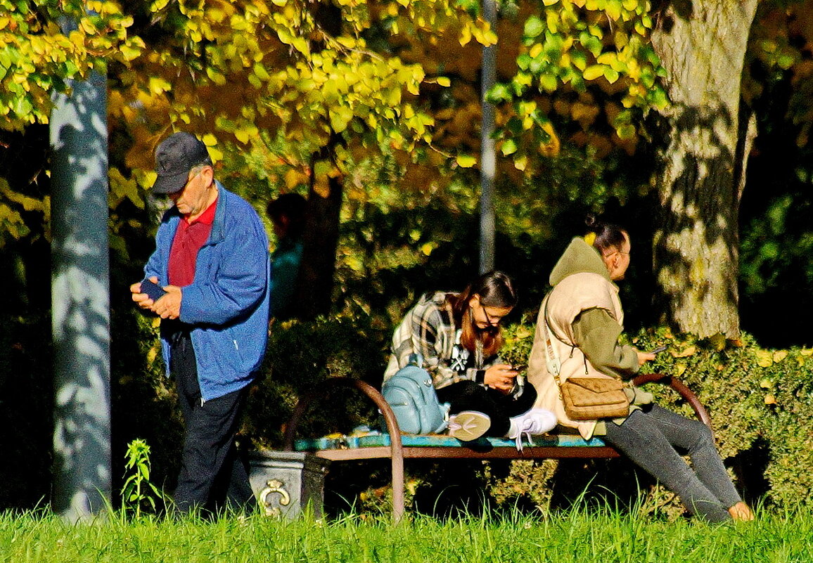 В парке... - Николай Саржанов