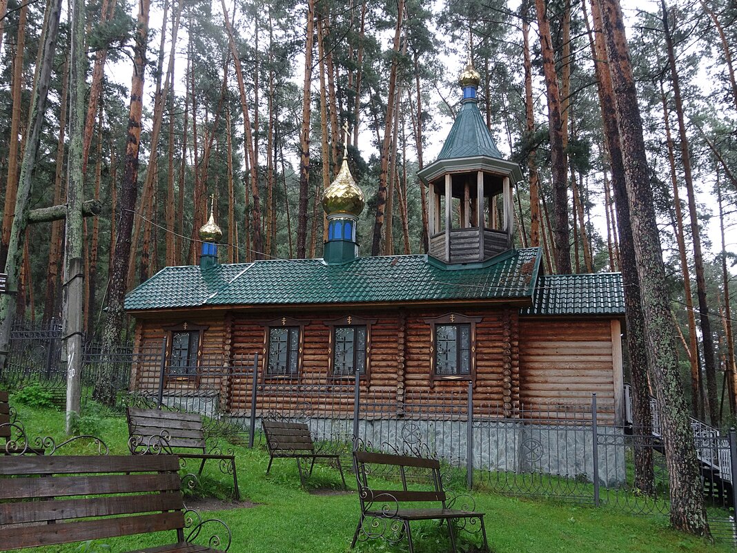 Часовня святителя Макария  около острова Патмос в Чемале (Горный Алтай) - Лидия Бусурина