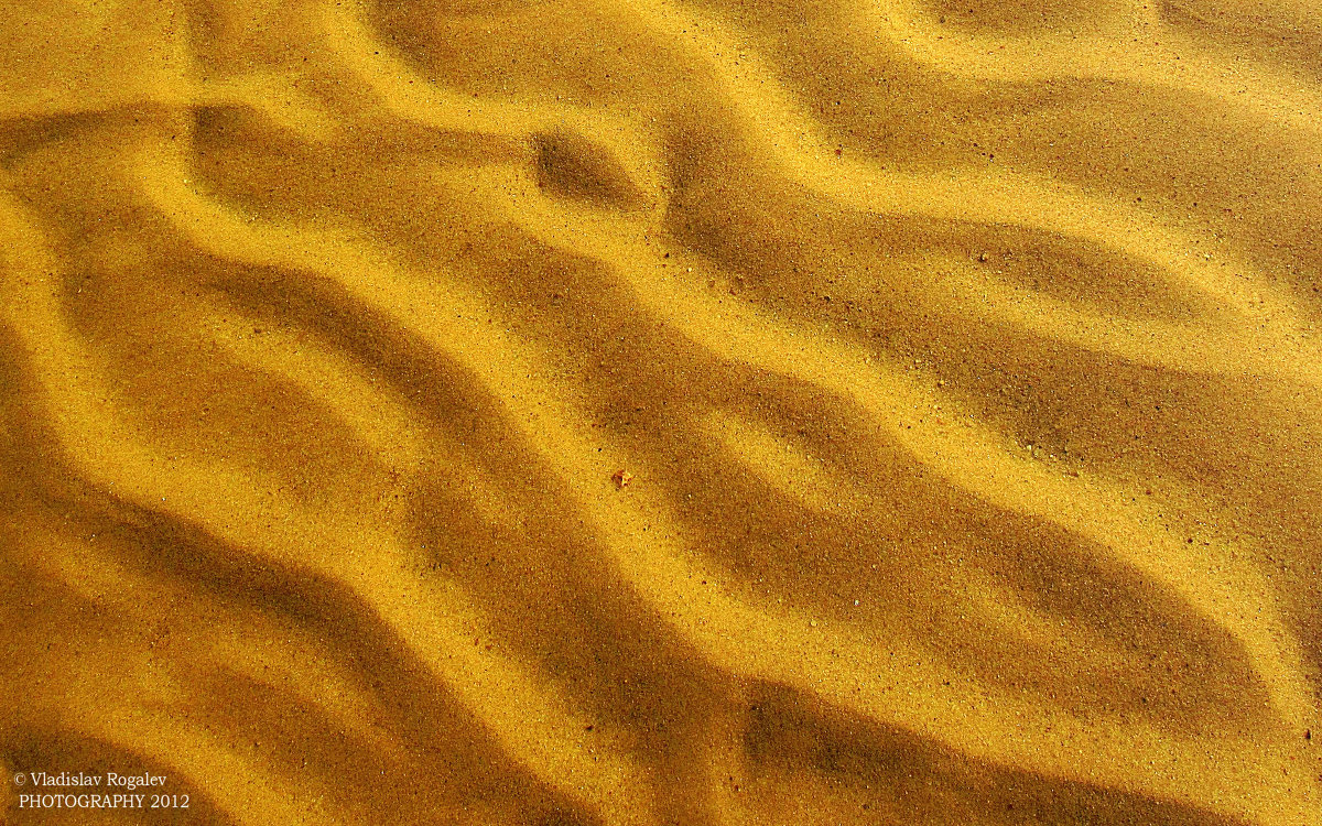 песчаные узоры на дне реки Сож в Гомеле - Vladislav Rogalev
