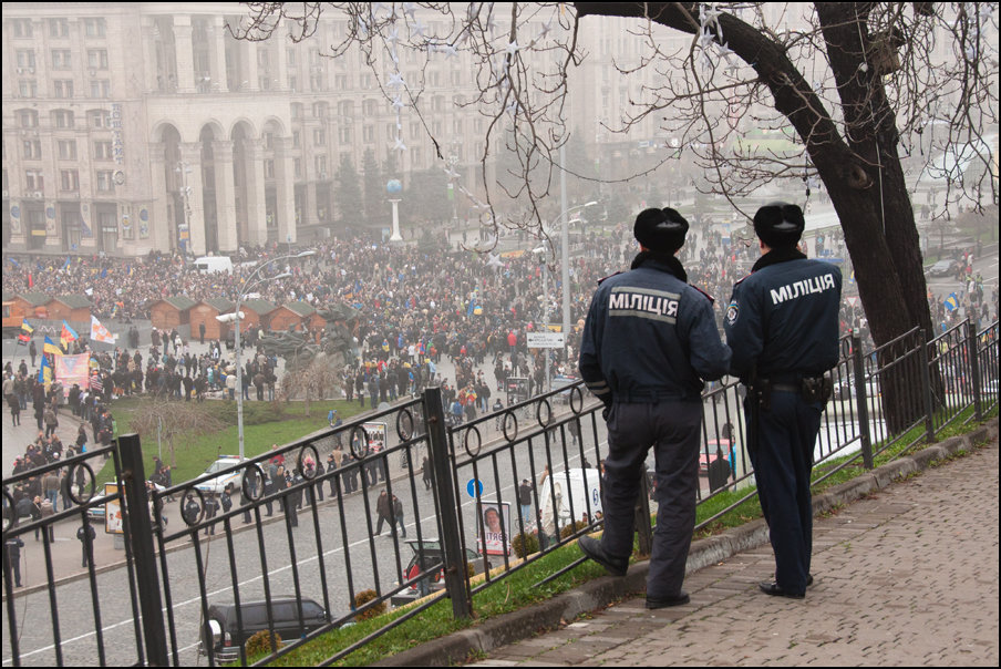 Киев, Крещатик, 24 ноября 2013 года - Юрий Матвеев
