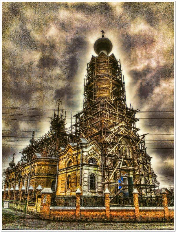 Реставрация (Михайловская церковь г. Ахтырка) - Евгений Кочуров