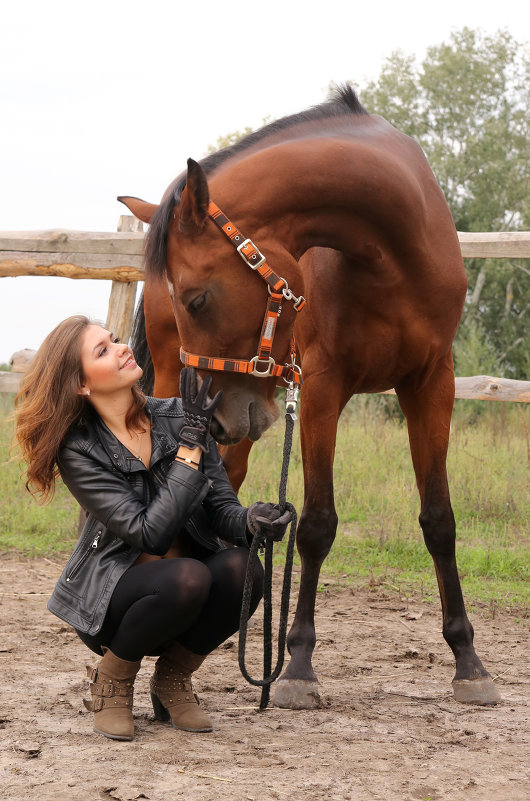Девушка и лошадь 6 - Ирина Киркиченко
