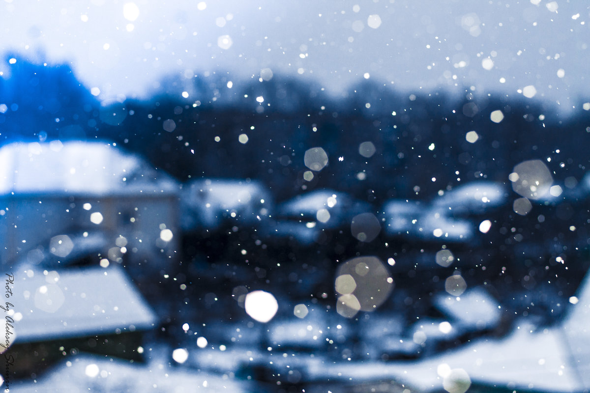 snow bokeh - Алексей Шунин