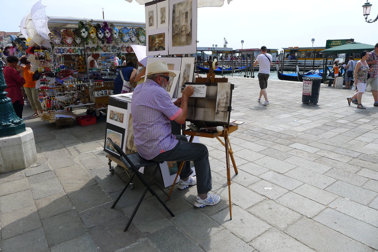 Венецианский уличный художник - Андрей Мыслинский