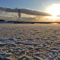 Зимний закат на Балтике (2) :: Сергей Садовничий