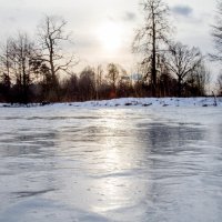 Солнечная дорожка на льду. :: Дмитрий Носов